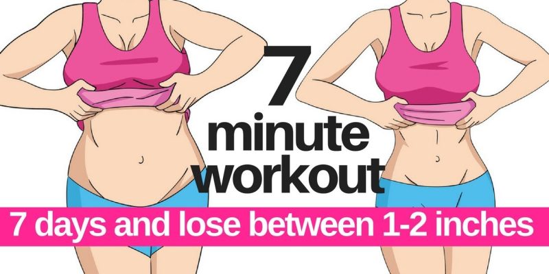7 DAY CHALLENGE – 7 MINUTE WORKOUT TO LOSE BELLY FAT – HOME WORKOUT TO LOSE INCHES – START TODAY