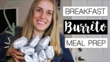 BREAKFAST BURRITO MEAL PREP | Freezer Burritos For The Whole Month! | Jordan Cornwell