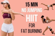BEST 15 min Beginner Workout for Fat Burning (NO JUMPING HIIT!!!)