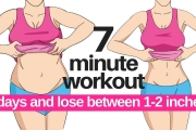 7 DAY CHALLENGE – 7 MINUTE WORKOUT TO LOSE BELLY FAT – HOME WORKOUT TO LOSE INCHES – START TODAY