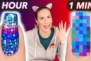 1 MINUTE NAIL ART CHALLENGE