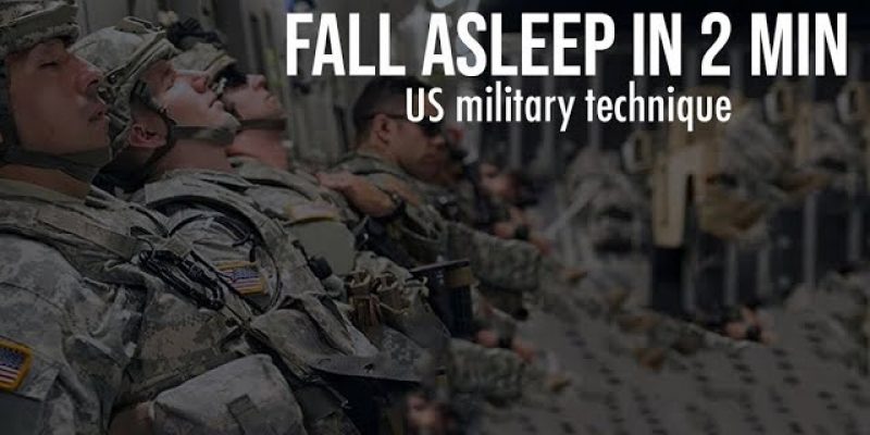 How to Fall Asleep Fast (US Military Technique)