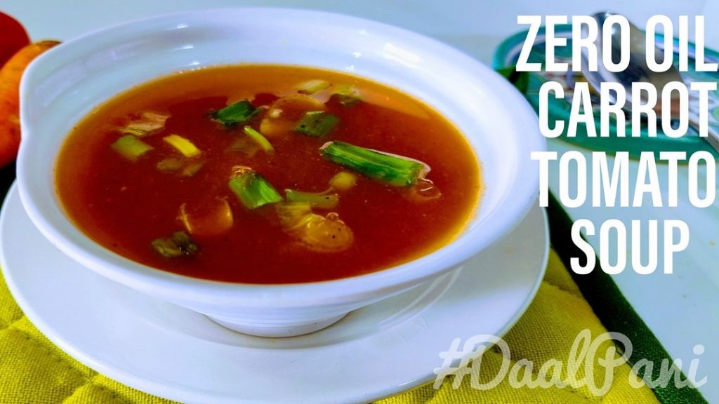 #Soups #ZeroOilCarrotTomatoSoup #LowCalorieSoup #weightloss #healthy #IndianStyleCooking #DaalPani #MealReplacement Carrot Tomato soup is the EASIEST&hellip;