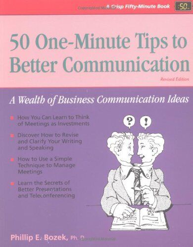 50 OneMinute Tips to Better Co - Paperback - GOOD